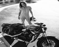 She is passionate about motorbikes. She also loves to ride it in her spare time She is passionate about motorbikes. She also loves to ride it in her spare time.